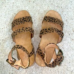 Cheetah Print Summer Sandals